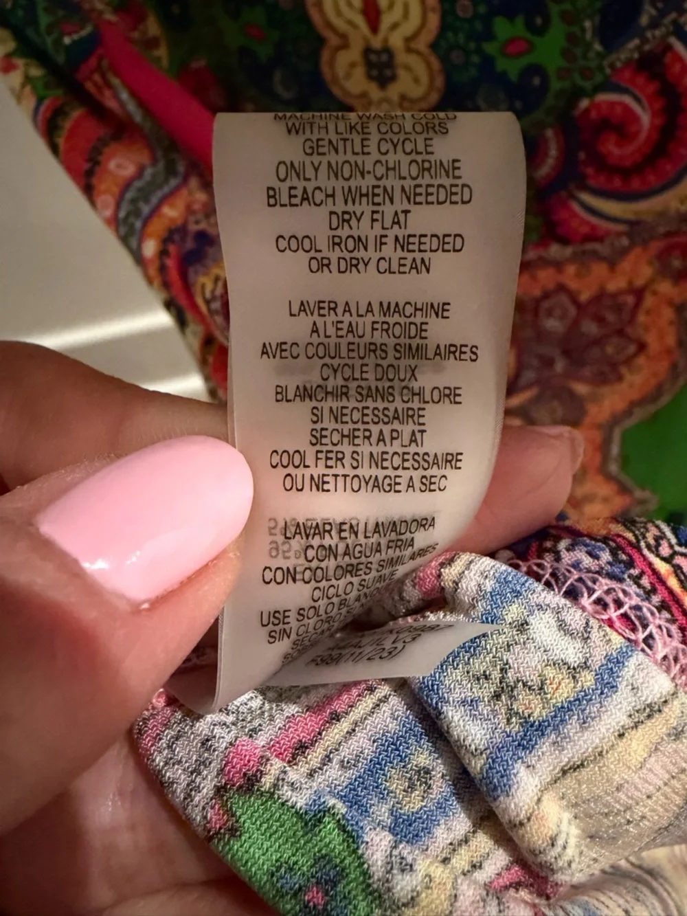 Tommy Hilfiger Multi-Color Paisley Midi Shift Dress Multicolor NWT - Picture 5 of 5